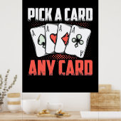 Poker Pick Card Elke kaart Poster (Keuken)