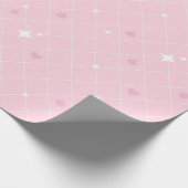 Poker pink pattern cadeaupapier (Hoek)