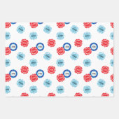 Poker Player Casino Chips Inpakpapier Vel (Voorkant 3)
