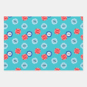 Poker Player Casino Chips Inpakpapier Vel (Voorkant 2)