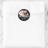 Poker Playing Card, casino, autocollants (Sac)