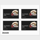 Poker Playing Card, casino, autocollants (Feuille)