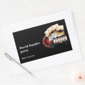 Poker Playing Card, casino, autocollants (Enveloppe)