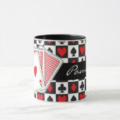 Poker Playing Card Coffee Mug (Centre)