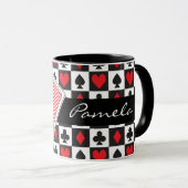Poker Playing Card Coffee Mug (Devant droit)