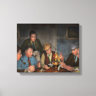 Poker - Pokerface 1939 Canvas Afdruk