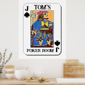 Poker Poster - Personnalisable - Jack of Spades (Cuisine)