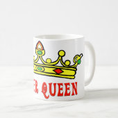 Poker Queen Koffiemok (Voorkant rechts)