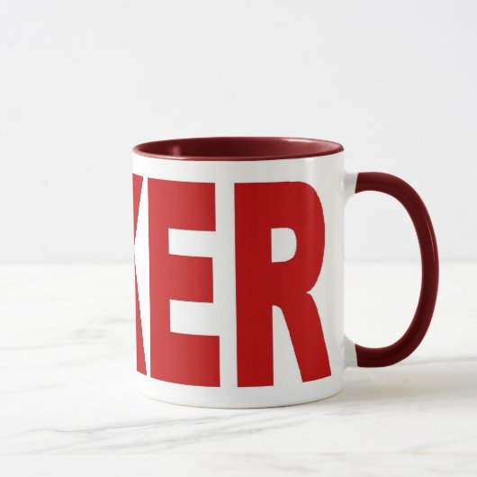POKER Ringer T Mug (Droite)
