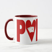 POKER Ringer T Mug (Gauche)