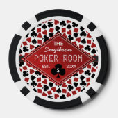  Poker Room Casino Pokerchips (Achterkant)