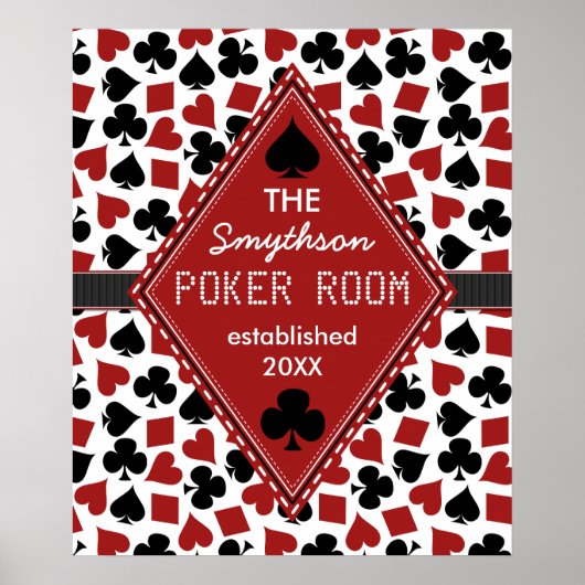 Poker Room Casino Poster (Voorkant)