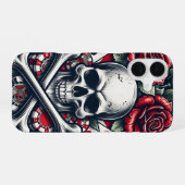 Poker Schedel Hoesje iPhone 16 Hoesje (Achterkant horizontaal)