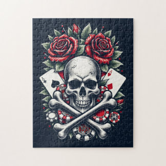 Poker Schedel Legpuzzel
