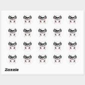 Poker Skulls Sticker (Vel)
