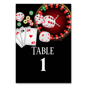 Poker speelkaart, casinofeest kaart