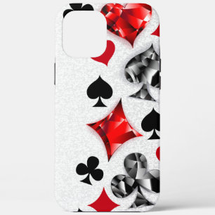 Poker Speler Gambler Spelen Kaart Suits Las Vegas iPhone 12 Pro Max Hoesje