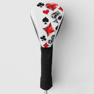 Poker Speler Gambler Spelen Kaart Suits Las Vegas Golfheadcover
