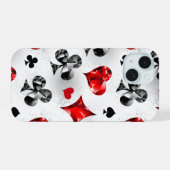 Poker Speler Gambler Spelen Kaart Suits Las Vegas iPhone 15 Hoesje (Achterkant horizontaal)