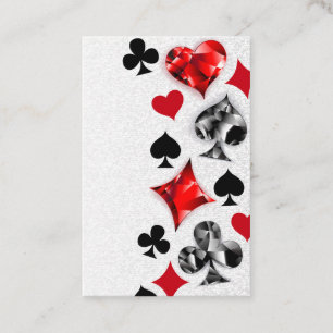 Poker Speler Gambler Spelen Kaart Suits Las Vegas Kortingskaartje