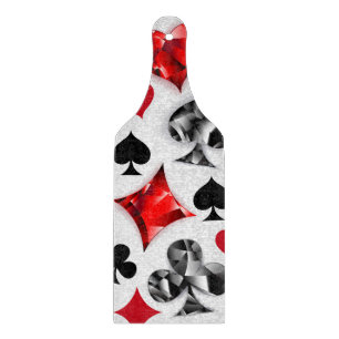 Poker Speler Gambler Spelen Kaart Suits Las Vegas Snijplank