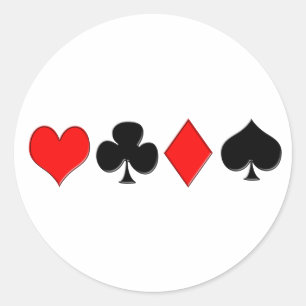 Poker Suits Sticker