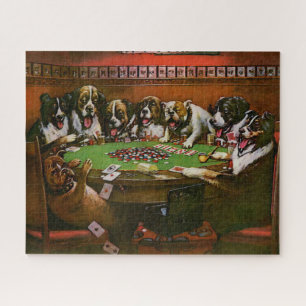 Poker Sympathie Dogs Spel Poker Coolidge 1903 Legpuzzel