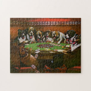 Poker Sympathie Dogs Spel Poker Coolidge 1903 Legpuzzel