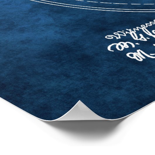 Poker Table Brevet Design Décor Poster n° 1 (Coin)