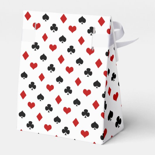 Poker Thema | Kaart spelen Thema Bedankdoosjes (Achterkant)