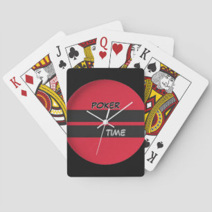 Poker Tijd Rood Zwart  Pokerkaarten