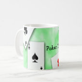 Poker Time Coffee Mok (Voorkant links)