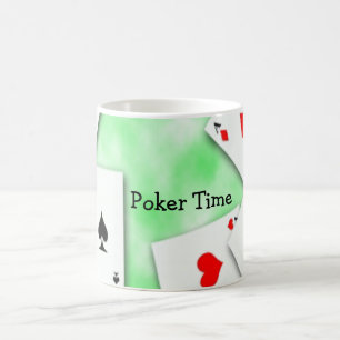 Poker Time Coffee Mok