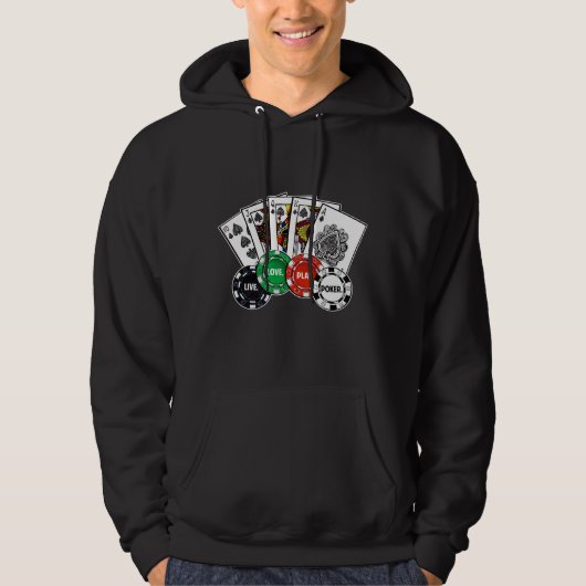 Poker v1 hoodie (Voorkant)