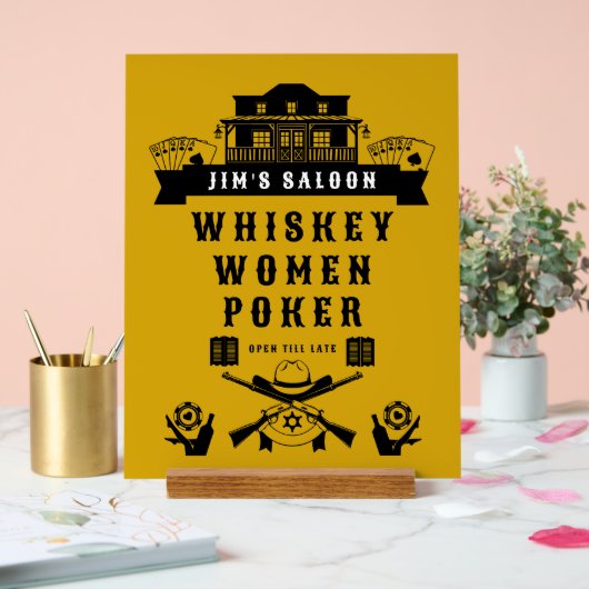 Poker Wild West Americana (Mariage)