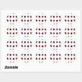 Pokeradvies Ronde Sticker (Vel)