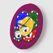 Pokerchip Grote Klok (Hoek)