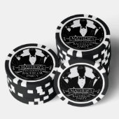 Pokerchip voor vrijgezellenfeest (Opstapeling)