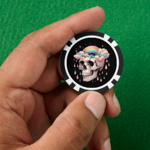 Pokerchips met Regenboogdroom
