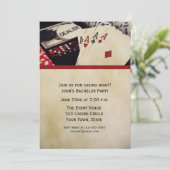 Pokerfeest Kaart (Staand voorkant)