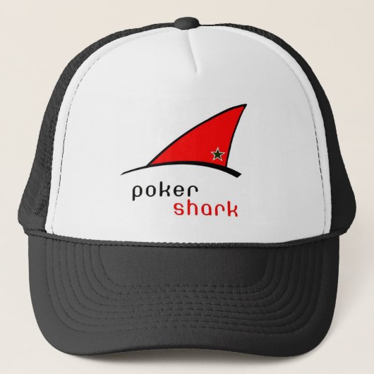 pokerhaai trucker pet (Voorkant)