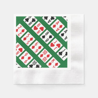 Pokerhand-ranglijst met visualisaties servet