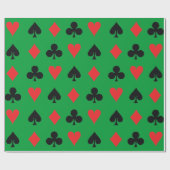 Pokerkaarten Cadeaupapier (Vlak)
