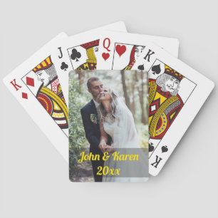 Pokerkaarten -  - Weddenfoto + tekst