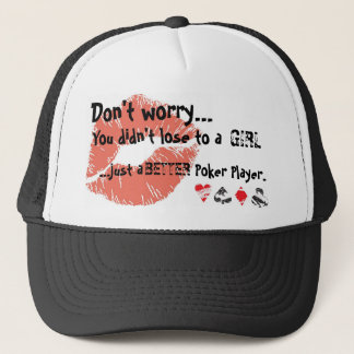 pokermeisje trucker pet