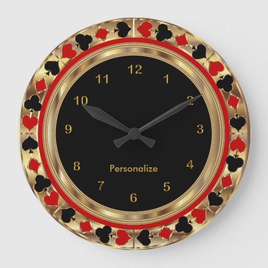 Pokerspeelkaarten Grote Klok (Voorkant)
