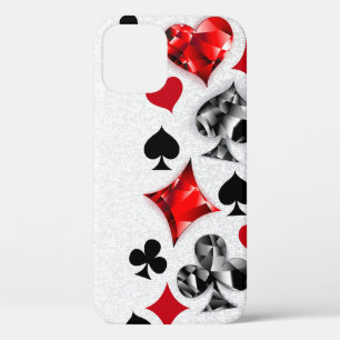Pokerspeler Gokker Speelkaart Kleuren Las Vegas iPhone 12 Hoesje