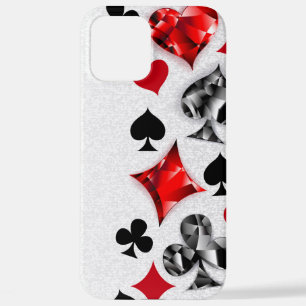Pokerspeler Gokker Speelkaart Kleuren Las Vegas iPhone 12 Pro Max Hoesje