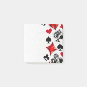 Pokerspeler Gokker Speelkaart Kleuren Las Vegas Post-it® Notes