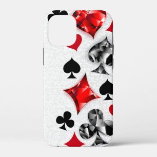 Pokerspeler Gokker Speelkaartsymbolen Las Vegas iPhone 12 Mini Hoesje